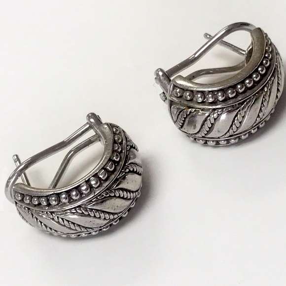 Judith Ripka Jewelry - Judith Ripka Pierced Hoop Earrings